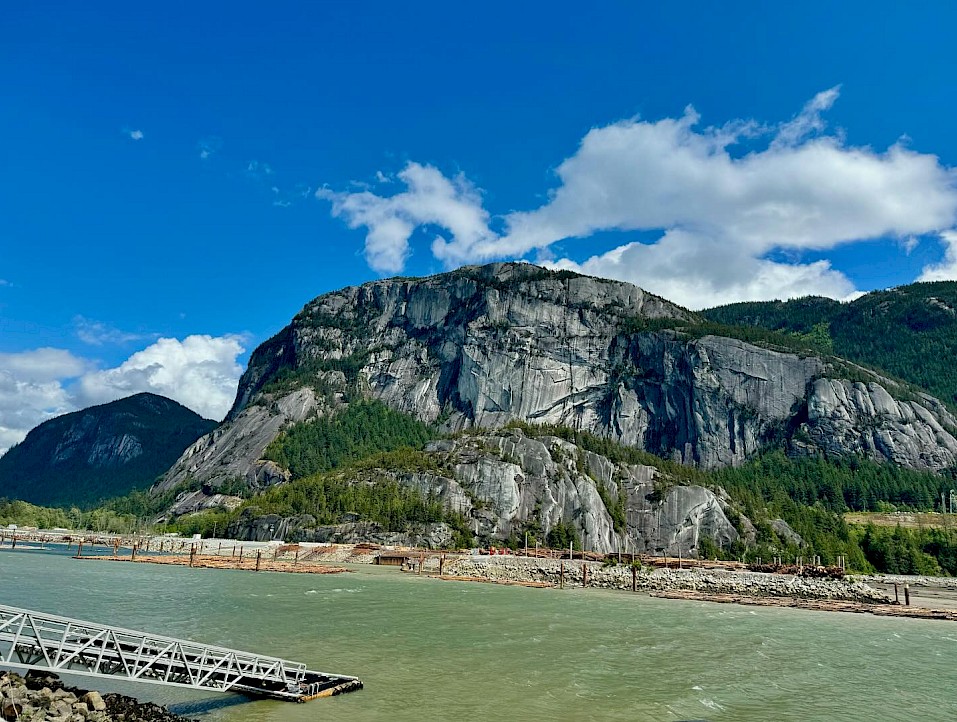View from new Squamish Oceanfront Park