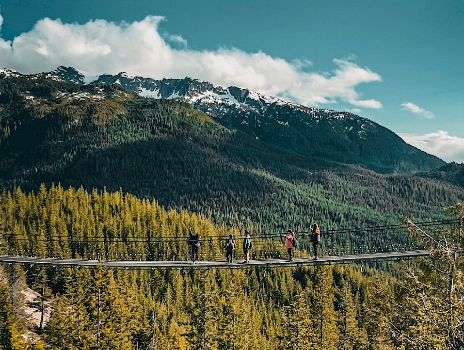 Sea to Sky Gondola suspension bridge