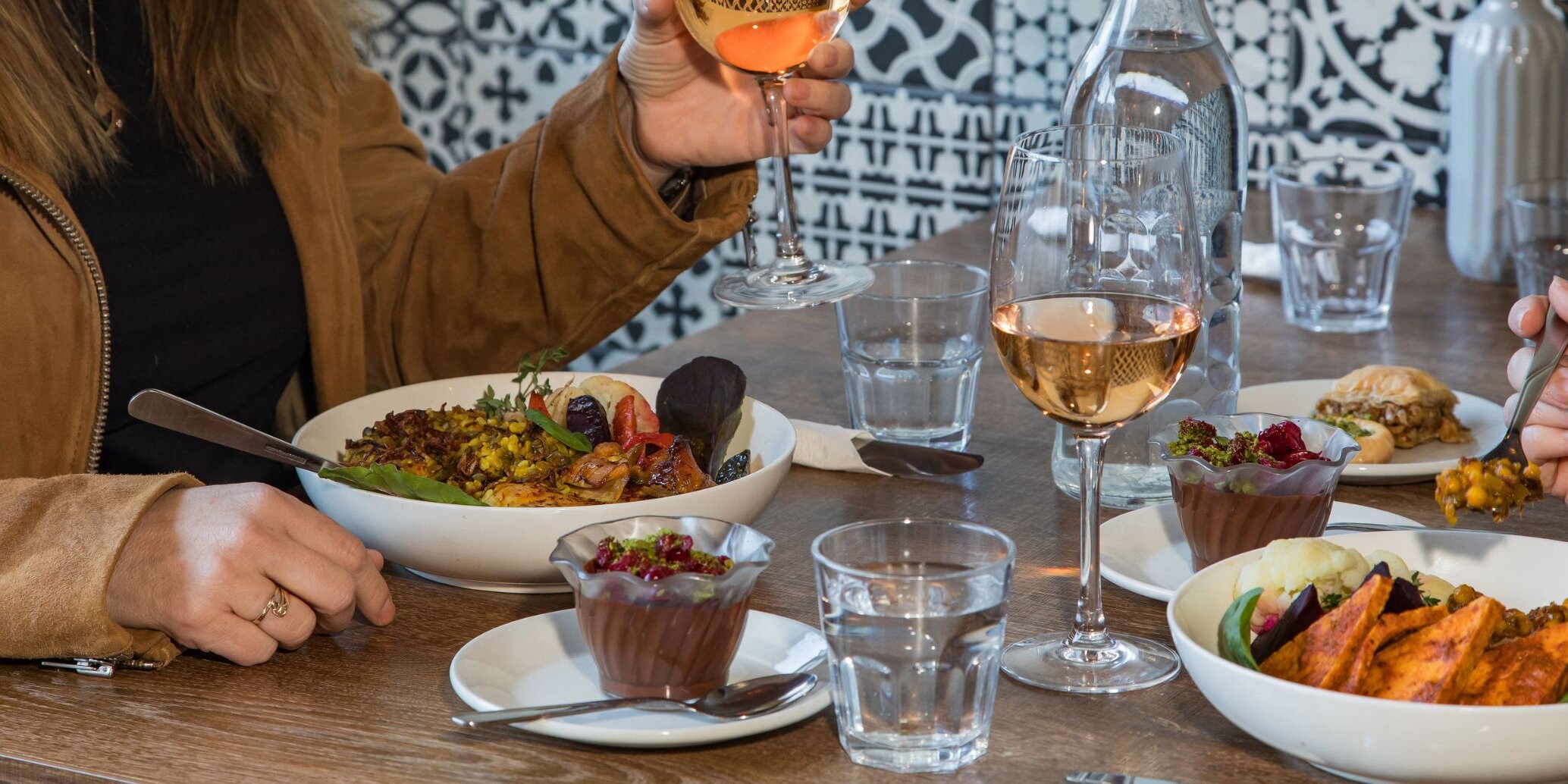 A selection of delicious dishes on display