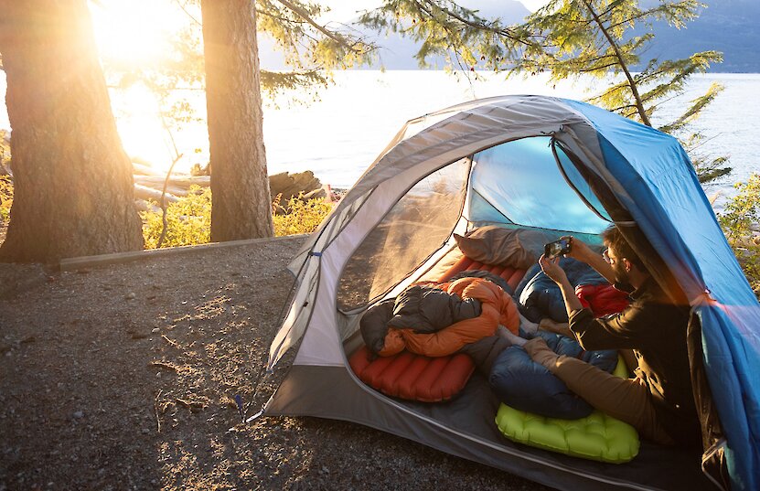 Camping at Porteau Cove