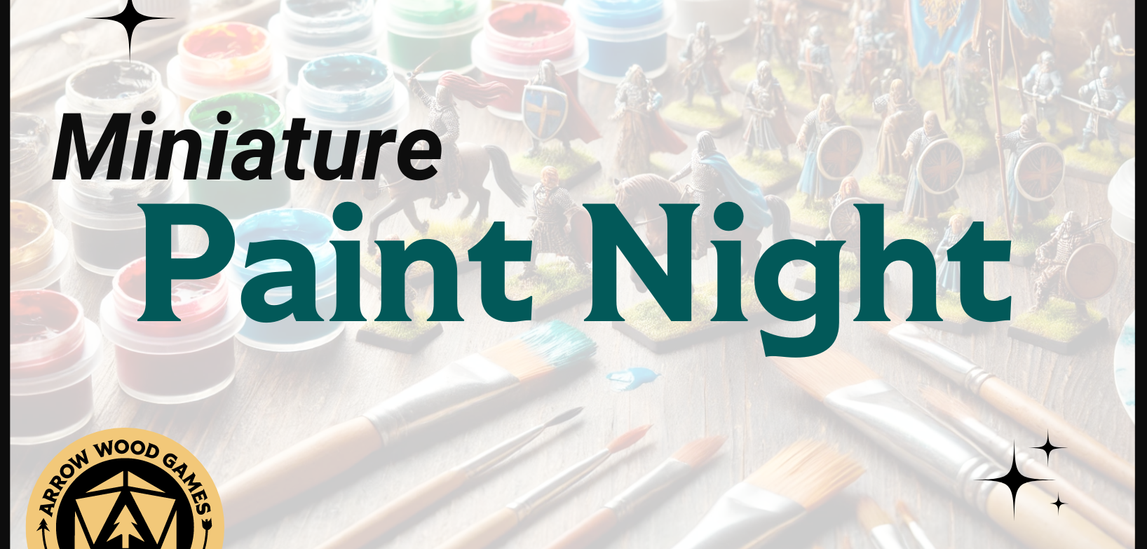 Miniature Paint Night at Arrow Wood Games