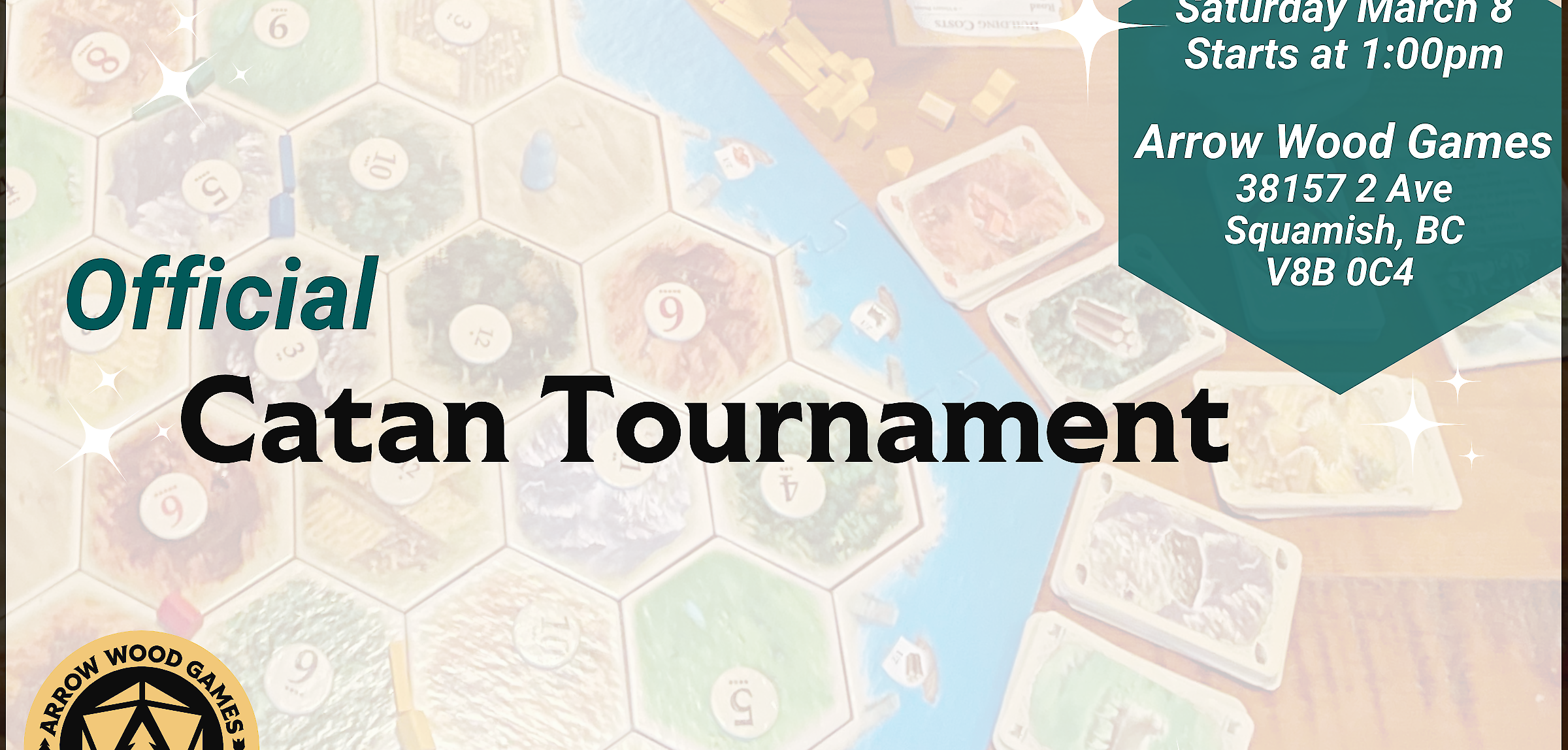 Official Catan Tournament at Arrow Wood Games