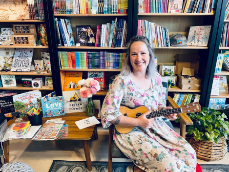 Zoe at Gather Bookshop